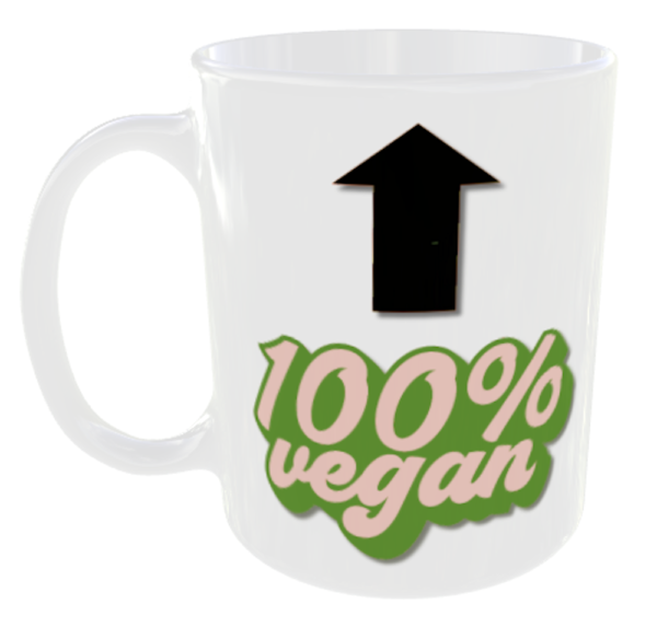 100% Vegan Mug