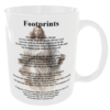 Jesus footprints In the Sand Poem Mug 3