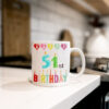 Happy Birthday Kitchen Mug Any Age Added Free