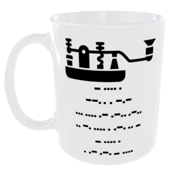 Morse Code Mug - Personalise With Any Secret Message 3