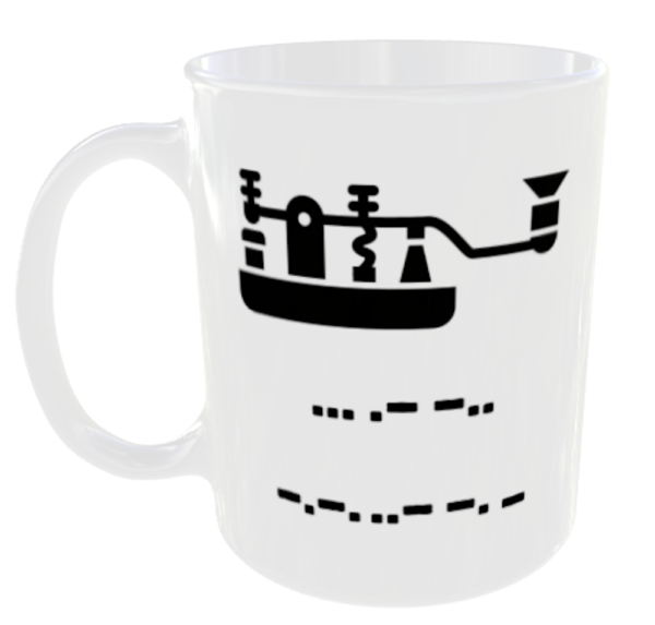 Morse Code Mug - Personalise With Any Secret Message 5