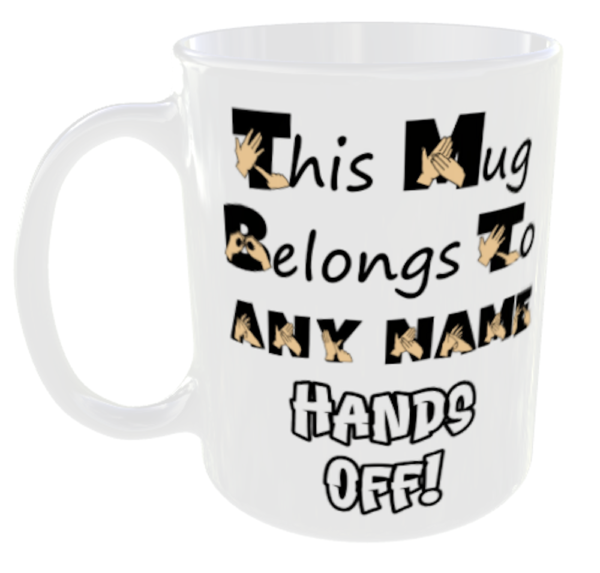 Sign Language Mug - Personalised with Any Name