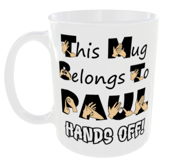 Sign Language Mug - Personalised with Any Name 4