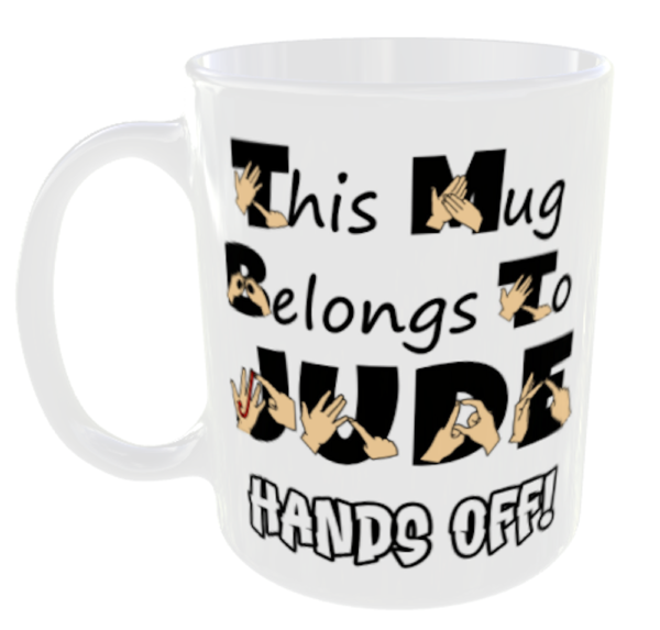 Sign Language Mug - Personalised with Any Name 5