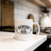 "Beware of the Wife" (Funny Novelty Mug) Kitchen Mug View of wife mug