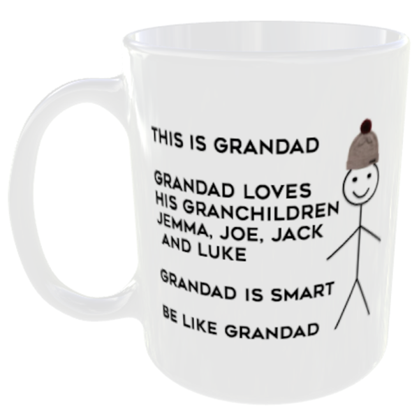 "Be Like Bob" Any Name any Message (Choose Bob or Bob with Boobs for your mug) Be Like Grandad