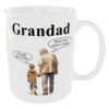 "Grandad - When I fart I laugh. Well I fart when i laugh. Mug" (Funny Mug can optionally change the Grandad to Granddad etc) back view