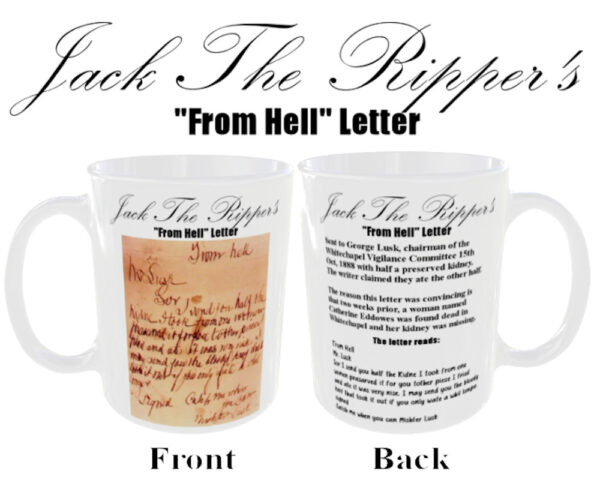 "Jack The Ripper From Hell Letter" (Serial Killer Mug)