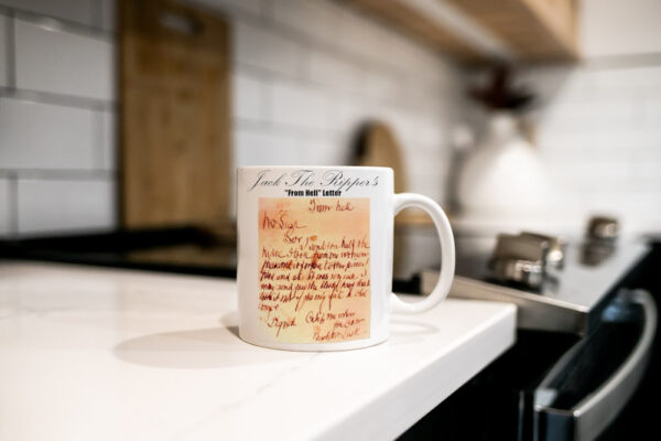 "Jack The Ripper From Hell Letter" (Serial Killer Mug) Kitchen View