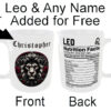 "Any Name and Star Sign Mug" (Gothic Zodiac Mug - Personalised any name for Free) Leo Mug