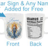 "Any Name and Star Sign Mug" (Zodiac Mug - Personalised any name for Free)