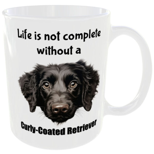 Curly-Coated Retriever Dog - Gift Mug - Image 3