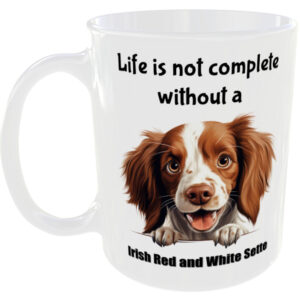 Irish Red and White Sette Dog - Gift Mug