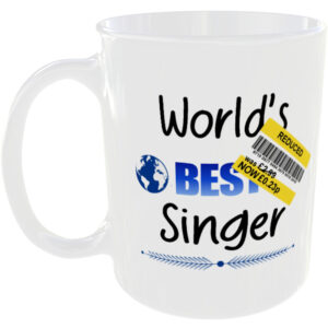 Singer - Funny Fake Reducded Gift Mug