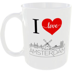Amsterdam Netherlands City - Skyline Gift Mug