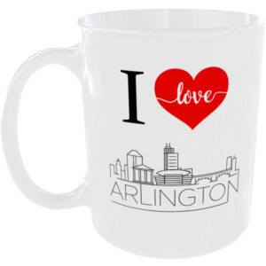 Arlington United States America USA City - Skyline Gift Mug