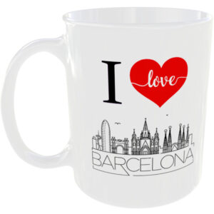 Barcelona Spain City - Skyline Gift Mug