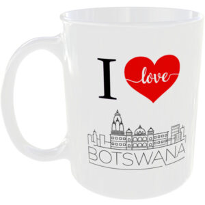 Botswana Country - Skyline Gift Mug