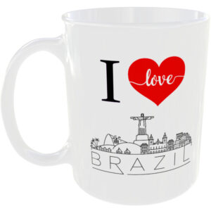 Brazil Country - Skyline Gift Mug