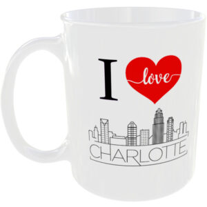 Charlotte United States America USA City - Skyline Gift Mug