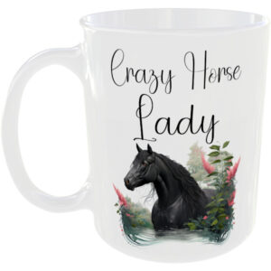 Crazy horse lady mug
