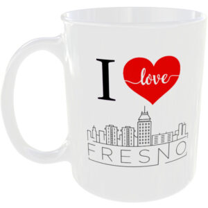 Fresno United States America USA City - Skyline Gift Mug
