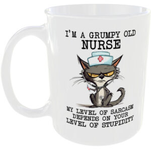 I'm a grumpy old Nurse - Gift Mug