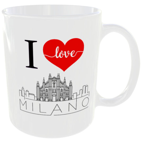 Milan Italy City - Skyline Gift Mug - Image 3
