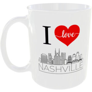 Nashville United States America USA City - Skyline Gift Mug