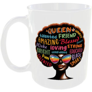 Talented strong loving confident etc black queen - Gift Mug