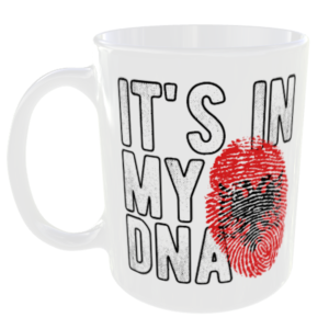 Albania - It's in my DNA Flag - Finger Print Mug