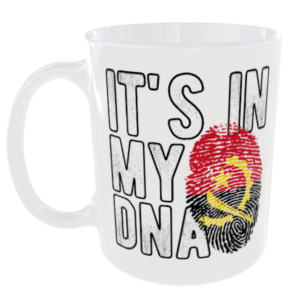 Angola - It's in my DNA Flag - Finger Print Mug