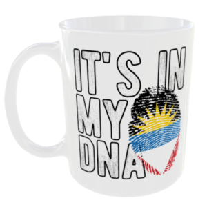 Antigua and Barbuda - It's in my DNA Flag - Finger Print Mug
