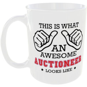 This is what an awesome Auctioneer looks like - gift mug