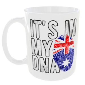 Australia - It's in my DNA Flag - Finger Print Mug