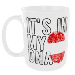 Austria - It's in my DNA Flag - Finger Print Mug