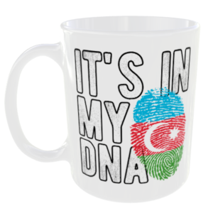 Azerbaijan - It's in my DNA Flag - Finger Print Mug