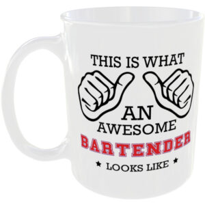 This is what an awesome Bartender looks like - gift mug