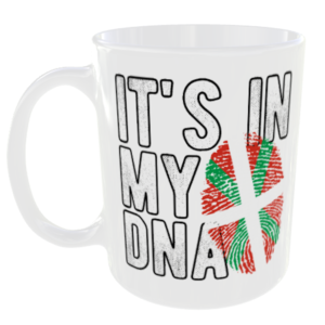 Basque - It's in my DNA Flag - Finger Print Mug