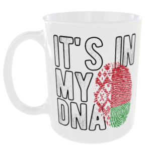 Belarus - It's in my DNA Flag - Finger Print Mug