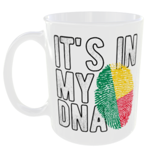 Benin - It's in my DNA Flag - Finger Print Mug