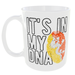 Bhutan - It's in my DNA Flag - Finger Print Mug