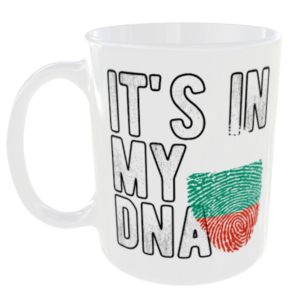 Bulgaria - It's in my DNA Flag - Finger Print Mug
