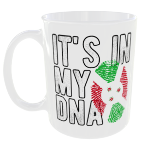Burundi - It's in my DNA Flag - Finger Print Mug