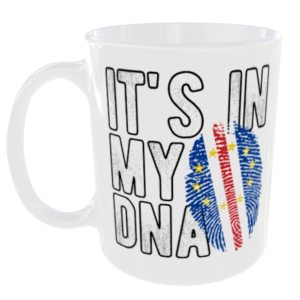 Cabo Verde - It's in my DNA Flag - Finger Print Mug