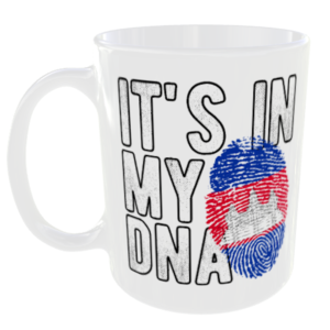 Cambodia - It's in my DNA Flag - Finger Print Mug