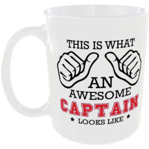 This is what an awesome Captain looks like - gift mug