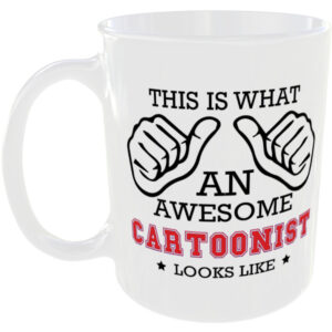 This is what an awesome Cartoonist looks like - gift mug
