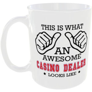 This is what an awesome Casino Dealer looks like - gift mug