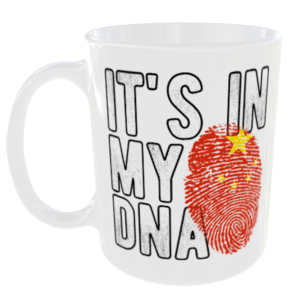 China - It's in my DNA Flag - Finger Print Mug